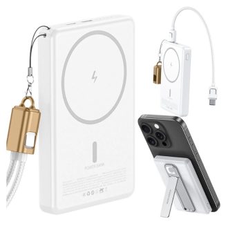   5000 mAh powerbank vezeték nélküli gyorstöltéssel 20W USB-C Lightning 00006400