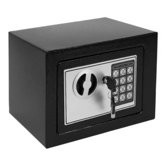   RUHHY elektronikus otthoni széf vészkulccsal – fekete 00026101