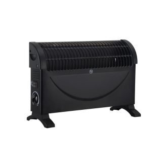 Konvektor fűtőtest – 1500 W, fekete 014013