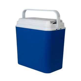   Kék-fehér Elektromos Hűtőláda Hűtő- és Fűtő Funkcióval (12V) – 24 liter 015546