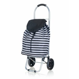   BRILANZ Kerekes bevásárlótáska 87 x 35 x 28 cm, fekete csíkos 01800100