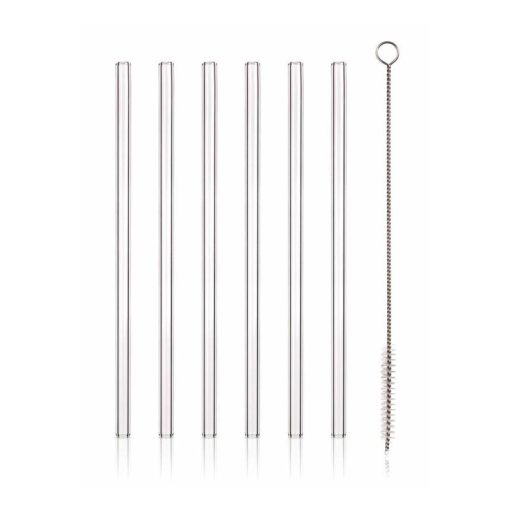 Szívószál szett tisztítókefével 20cm, egyenes 04269951