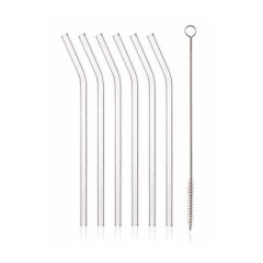   Szívószál szett tisztítókefével 20cm, hajlított 04269953