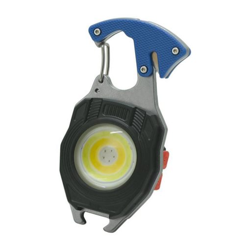 Multifunkciós COB LED zseblámpa – 740 lumen, öngyújtóval és szíjvágóval 08327