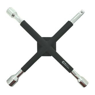   Erősített kereszt kerékkulcs 17-19-21 mm + 1/2" 09409