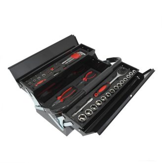   63 részes szerszámkészlet fém tárolódobozban – METAL 09467