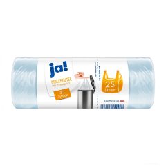 ja! Szemeteszsák hordfüllel, 25 liter, 30 darab 1098419