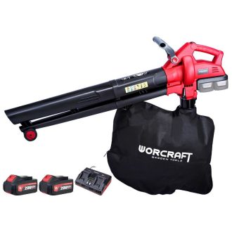   Worcraft CLBV-S40Li lombfúvó és szívó készlet - Akkumulátorral és töltővel 1110831