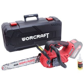   Fűrész Worcraft CGC-S20LiBA, szénkefe nélküli, láncos, 20V Li-ion, 75 ml-es tartály, 12"-os lánc 114989