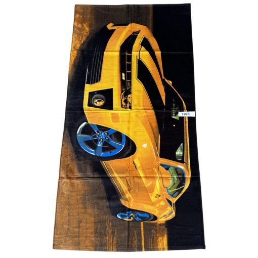 Strand törölköző 70 x 140 cm - Chevrolet Camaro mintás 1164