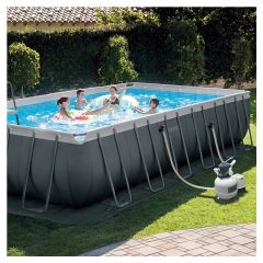   Intex 26364 Medence szett Ultra XTR négyszögletes 7,32x3,66x1,32 cm 126364