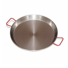 Paella serpenyő lapos polírozott 38 cm 13435