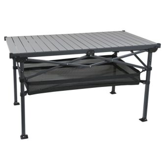   Camping asztal – ROLL DUE, összecsukható, 118 × 70 cm 13495