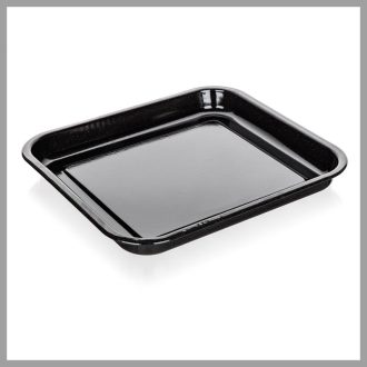   BANQUET Zománcozott tepsi CULINARIA, Fekete, 41 x 37 x 4 cm 13705043