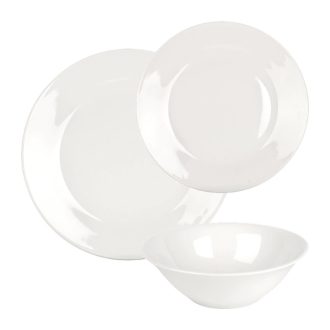 Vilde 18 részes fehér porcelán étkészlet 139845