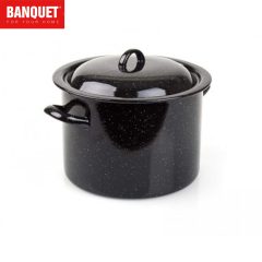 BANQUET zománcozott edény fedővel, 3 liter 13VEFP18