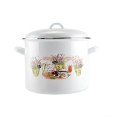 Perfect Home Levendula Zománcozott fazék 16 cm+fedő 14224