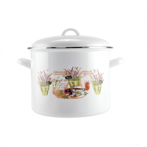 Perfect Home Levendula Zománcozott fazék 16 cm+fedő 14224