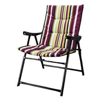   Összecsukható kemping szék párnázott ülőfelülettel 14644_2