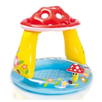   Intex 57114 felfújható baba medence gomba tetővel 102x89cm 157114