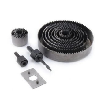   16 részes lyukfűrész készlet műanyag bőröndben 19-127mm  16RLYF