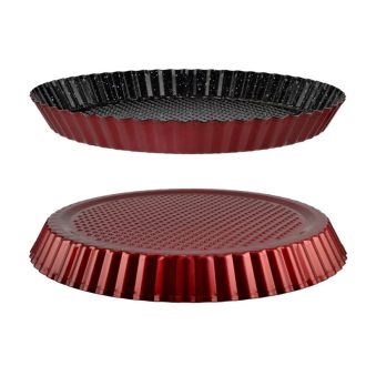   Perfect Home Metal Red Line gyümölcstorta forma 27 cm 19118