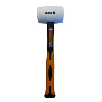 BLACK Üvegszálas Nyelű Gumikalapács – 340 g 20525