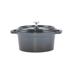   Perfect Home Zománcozott öntöttvas lábas mini 14 cm Acélkék 28110