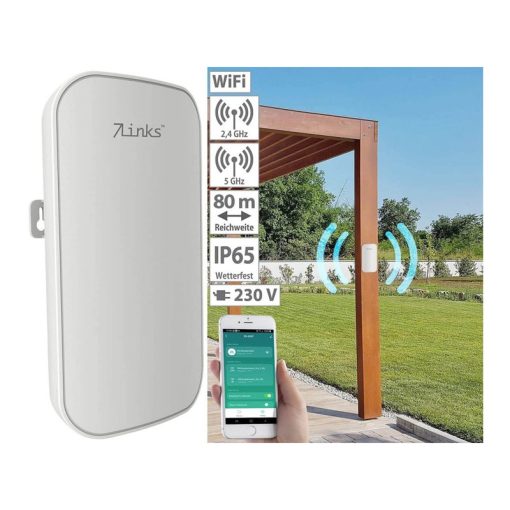 7Links Kültéri kétsávos WiFi jelerősítő – 1167 Mbit/s 310351078205