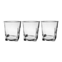 Whiskys pohár készlet CARRE 310 ml, 3 db 3341290