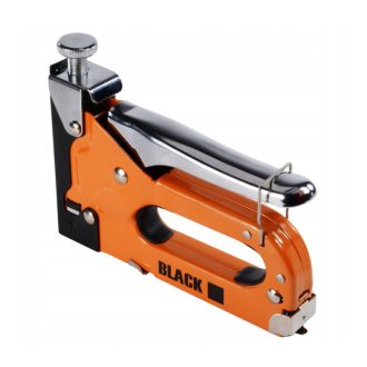   BLACK 3 az 1-ben fém kárpitozó tűzőgép + 6 mm-es kapcsok 38100