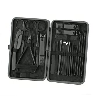   Prémium 24 részes manikűr és pedikűr szett – elegáns tokban fekete - 40683700b