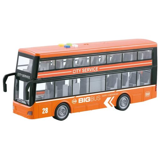 Kétszintes busz (nyitható ajtó, fény, hang) 47755