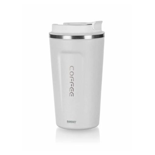 BANQUET Termosz bögre 450 ml, fehér 48788561