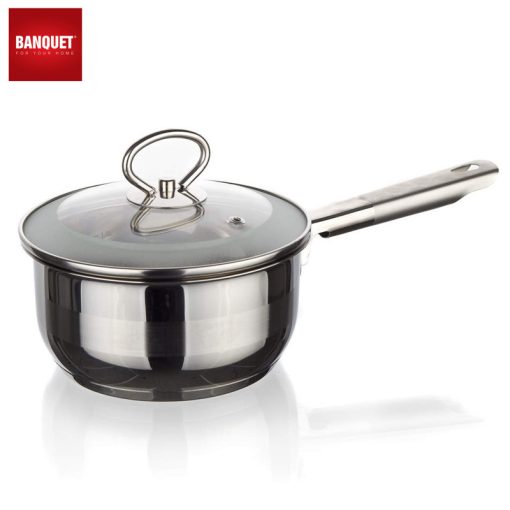 BANQUET Rozsdamentes nyeles lábas MATTE New Line 1,5 L 48ES0505SP16-A