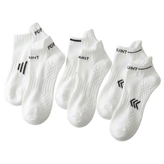 3 pár fehér rugalmas sportzokni 4GM59536K9