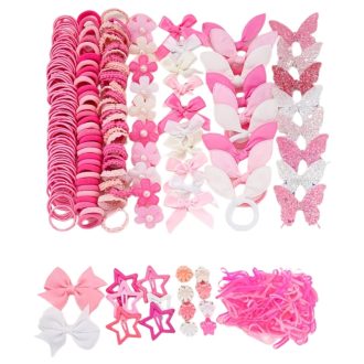   510 db-os hajgumi és hajcsat szett masnikkal és díszekkel 50M7V51XV6