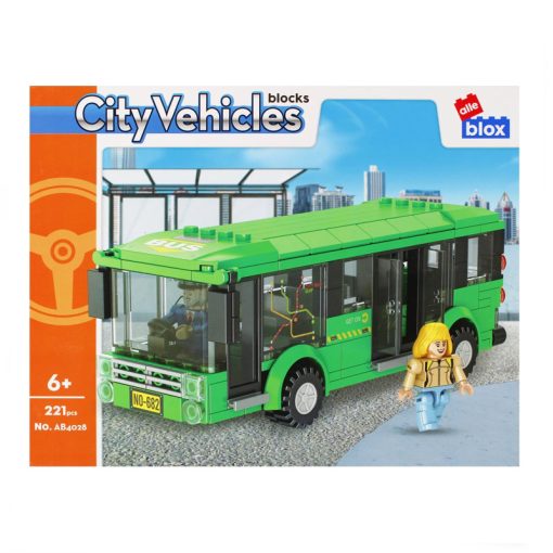 Építőjáték -  Zöld városi busz 525220