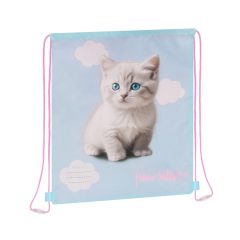   Tornazsák cicás mintával – STARPak Pawsitive, kék-rózsaszín 550816