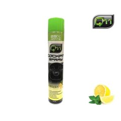   Q11 műszerfalápoló & tisztító habspray, citrom illat, matt hatás, 750 ml 5903