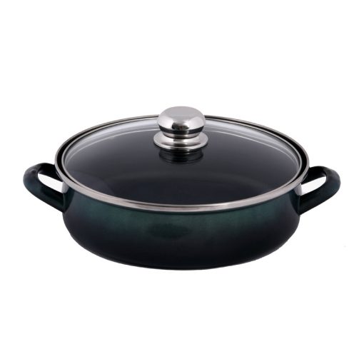 Bonyhádi Platinum FÜLES teflon szeletsütő üvegfedővel 28 cm - 4,25 L 5991559923511