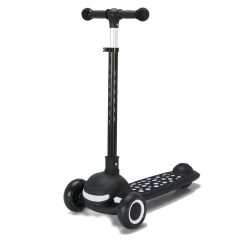   Összecsukható világítós roller gyerekeknek - Fekete 601100114893583-F