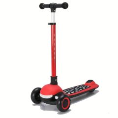   Összecsukható világítós roller gyerekeknek - Piros 601100114893583-P