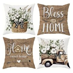 4db Vegyes mintás párnahuzat 45x45cm 601100124835446-45