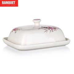 BANQUET kerámia vajtartó Rose 18 x 13,4 x 8 cm 60322086