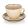 BANQUET PALAS Csésze és csészealj 290 ml, krém 
60322809
