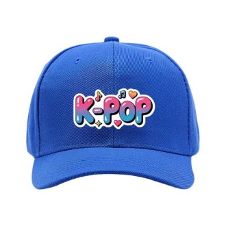   K-POP Stílusú Baseball Sapka Színátmenetes Felirattal – Kék 62MGG50266-4