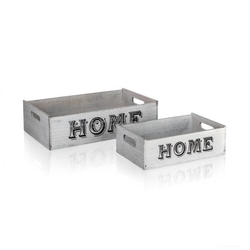 HOME DECOR Dekoratív doboz szett – HOME, 2 db 63917668