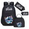 Disney Stitch hátizsák, ebédtáska és tolltartó szett - Fekete 6GM2W5QQ18