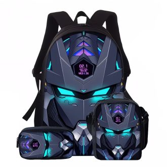 3 részes Futurisztikus Mecha Hátizsák Szett 6WM455KK10